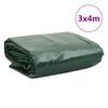 vidaXL Pressu vihreä 3x4 m 650 g/m²