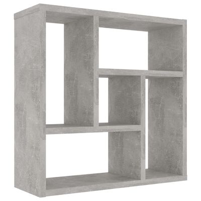 vidaXL Seinähylly betoninharmaa 45,1x16x45,1 cm tekninen puu