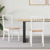 vidaXL Ruokatuolit 2 pcs Valkoinen 50 x 52,5 x 91 cm