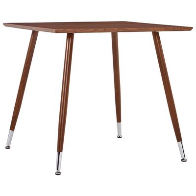 vidaXL Ruokapöytä ruskea 80,5x80,5x73 cm MDF