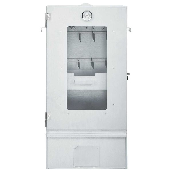 vidaXL BBQ Savustinuuni kylm&auml;savustingeneraattorilla galvanoitu ter&auml;s