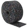 vidaXL Kumin granulaatti rulla Musta 1000 x 12 x 1 cm Kumi
