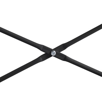 vidaXL Tietokonepöytä musta ja tammi 110x60x70 cm lastulevy