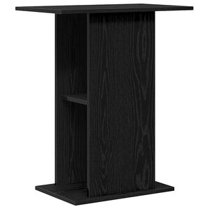 vidaXL Akvaarioteline musta tammi 60,5x36x72,5 cm tekninen puu