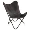 Lesli Living Perhostuoli Buffalo 75x75x87 cm musta