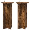 vidaXL Kasviteline 2 kpl Savutammi 29,5 x 29,5 x 60 cm Tekninen puu
