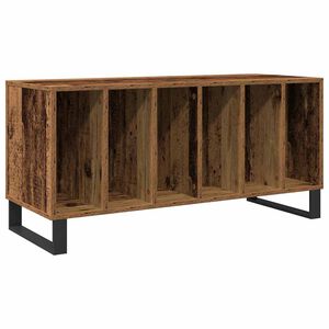 vidaXL Levykaappi Vanha puu 100 x 38 x 48 cm Tekninen puu