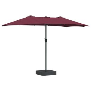 vidaXL Puutarhavarjo Bordeaux punainen 385 x 209 x 244 cm Polyesteri