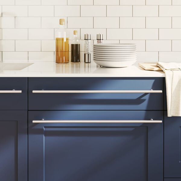 vidaXL Kaapin kahvat 20 kpl hopea 480 mm ruostumaton teräs