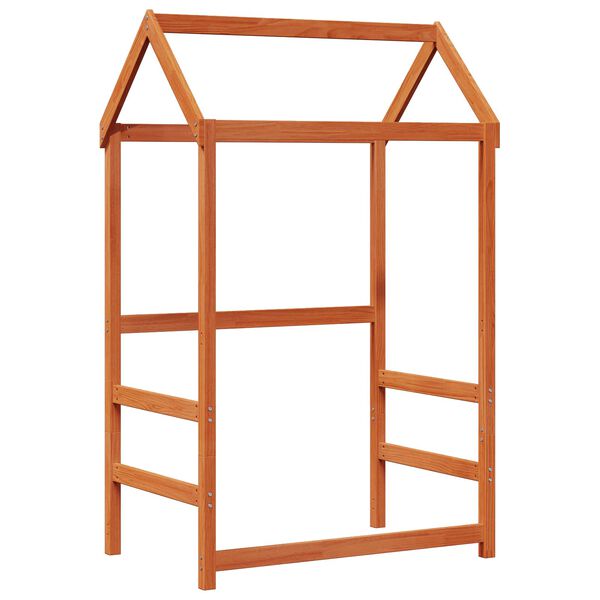 vidaXL P&auml;iv&auml;vuoteen setti Vahans&auml;vyinen Ruskea 90 x 200 cm