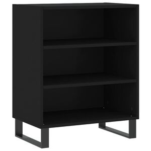 vidaXL Senkki musta 57x35x70 cm tekninen puu