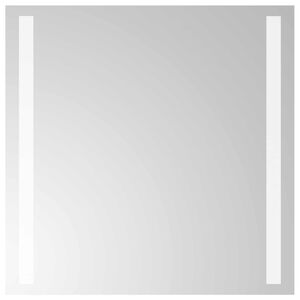 vidaXL LED kylpyhuonemirror L&auml;pin&auml;kyv&auml; 40 x 40 cm karkaistu lasi
