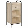 vidaXL Sivup&ouml;yt&auml; Sonoma-tammi 97 x 33 x 81 cm Tekninen puu