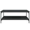 vidaXL Sohvap&ouml;yt&auml; musta 100x100x40 cm tekninen puu