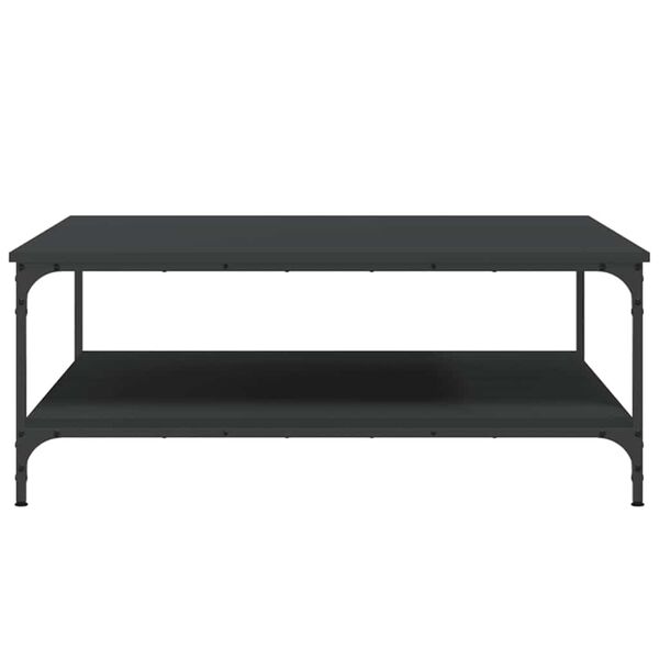 vidaXL Sohvap&ouml;yt&auml; musta 100x100x40 cm tekninen puu