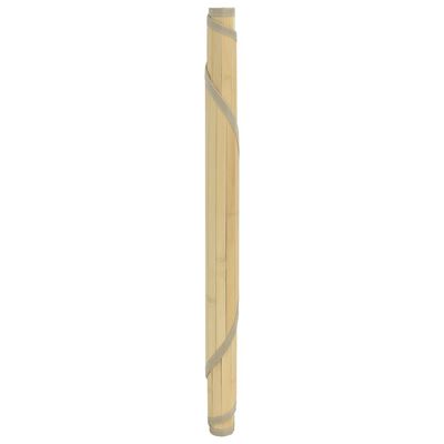 vidaXL Matto pyöreä vaalea luonnollinen 100 cm bambu
