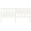 vidaXL S&auml;ngynp&auml;&auml;ty valkoinen 186x4x100 cm t&auml;ysi m&auml;nty