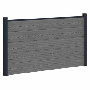 vidaXL Aidat Setti 180 x 105 cm WPC ja alumiini Harmaa