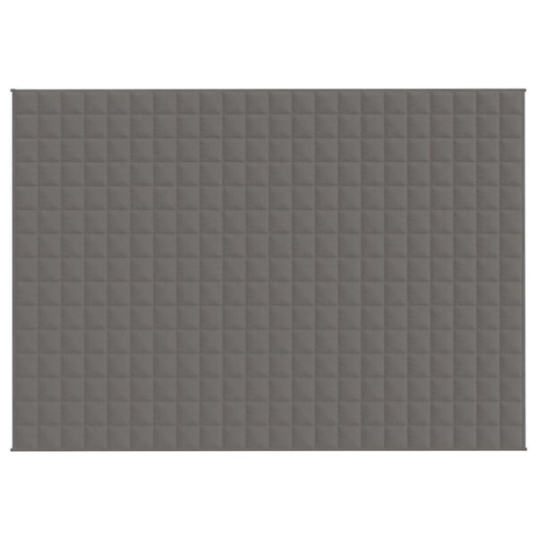 vidaXL Painopeitto harmaa 155x220 cm 7 kg kangas