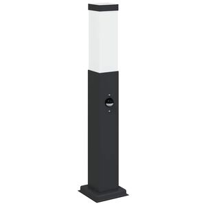 vidaXL Pollarivalaisin sensorilla 50 cm musta IP44