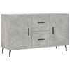 vidaXL Senkki betoninharmaa 100x36x60 cm tekninen puu