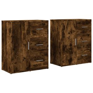 vidaXL Senkit 2 kpl savutammi 60x31x70 cm tekninen puu