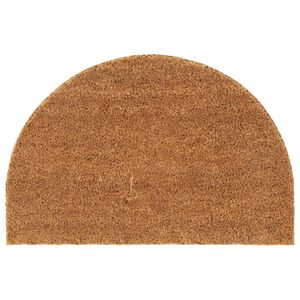 vidaXL Ovimatto natural puolipy&ouml;re&auml; 40x60 cm tuftattu kookos