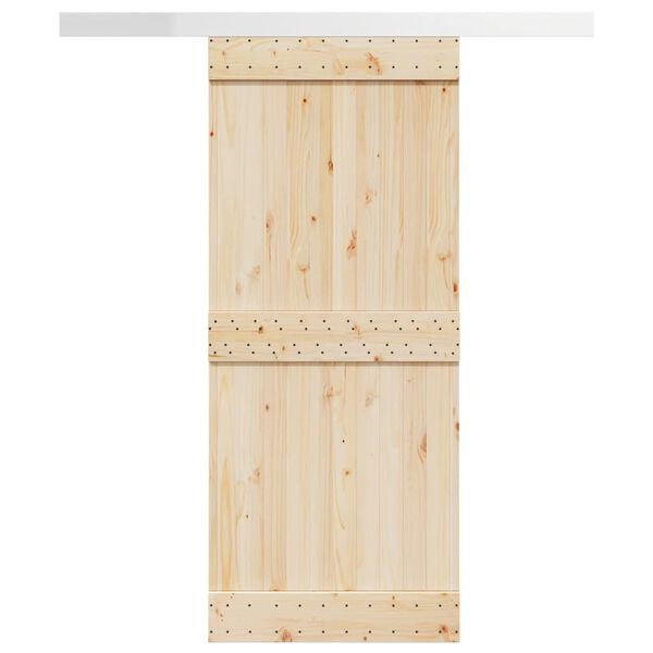 vidaXL Liukuovi Hardware Kit 183 cm Alumiiniseos Sliver