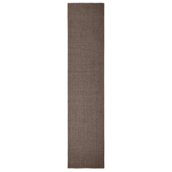 vidaXL Matto luonnollinen sisal 66x300 cm ruskea