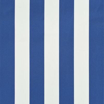 vidaXL Sisäänkelattava markiisi 100x150 cm sininen ja valkoinen