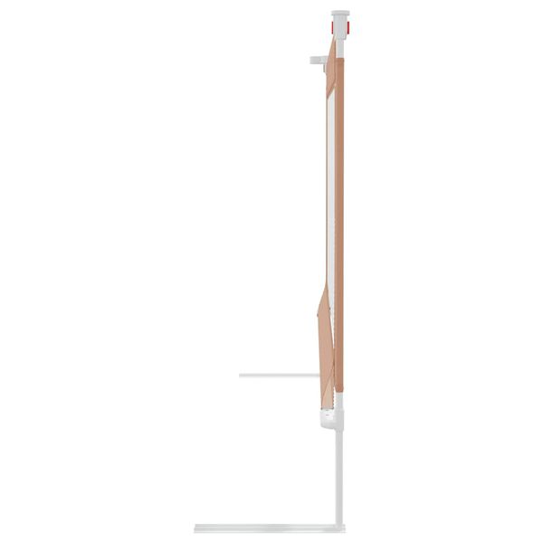 vidaXL Turvalaita s&auml;nkyyn harmaanruskea 90x25 cm kangas