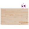 vidaXL P&ouml;yt&auml;levyt 3 kpl 80x47x1,7 cm suorakaide t&auml;ysi m&auml;nty