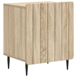 vidaXL Y&ouml;p&ouml;yt&auml;kaappi Sonoma-tammi 43 x 34,5 x 52 cm Tekninen puu
