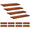 vidaXL Portaiden p&auml;&auml;llysteet 12 kpl 90 x 30 x 2 cm Ruskea