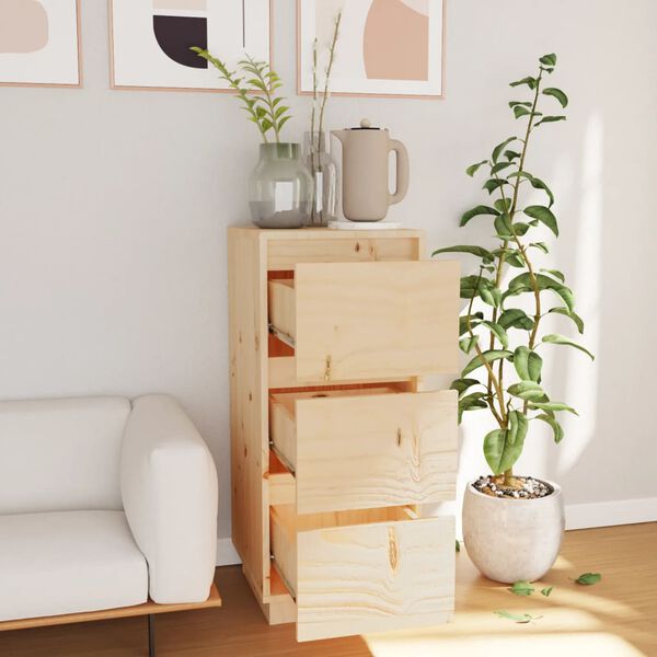 vidaXL Senkki 32x34x75 cm täysi mänty