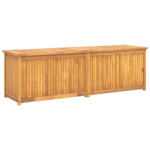 vidaXL Puutarhalaatikko 175x50x55 cm t&auml;ysi tiikki