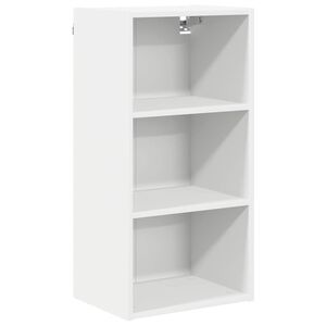 vidaXL Henkarikaappi Valkoinen 40 x 29,5 x 80 cm Tekninen puu