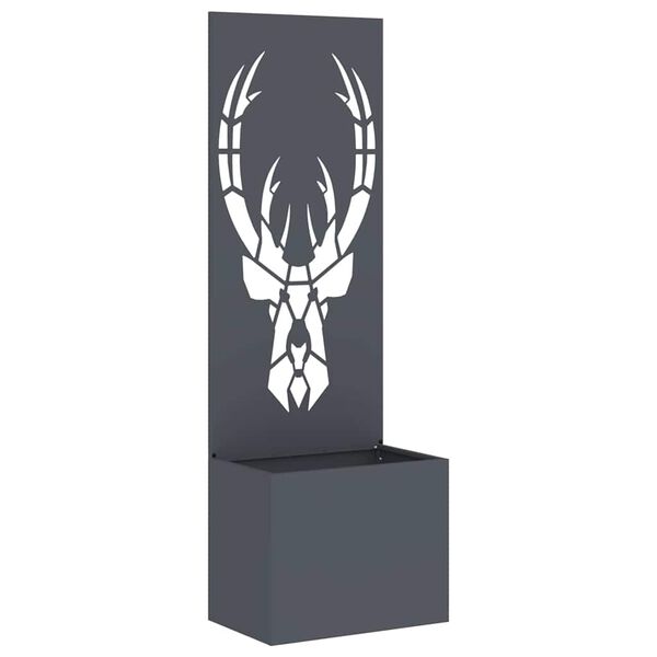 vidaXL Puutarhan yksityisyyden verho Antrasiitti 50 x 140 cm