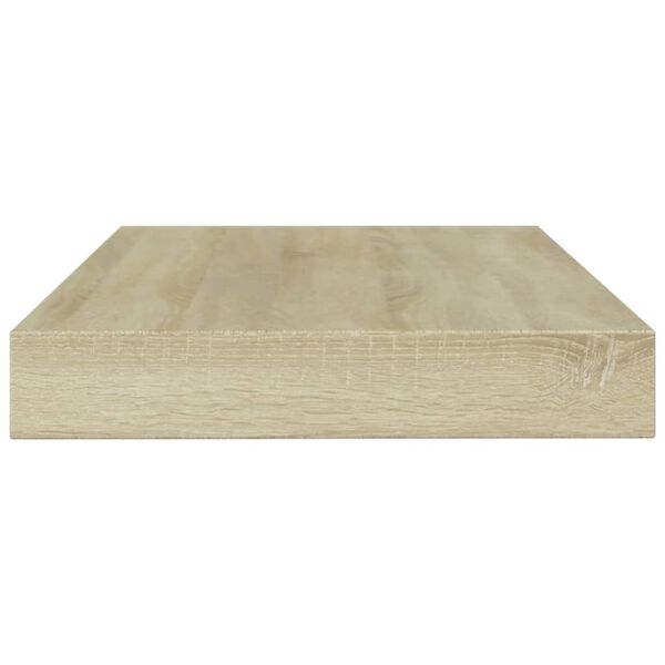vidaXL Kirjahyllytasot 4 kpl Sonoma-tammi 100x10x1,5 cm lastulevy