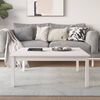 vidaXL Sohvap&ouml;yt&auml; valkoinen 100x100x40 cm t&auml;ysi m&auml;nty