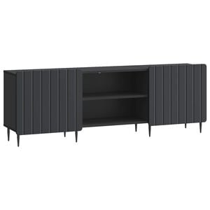 vidaXL TV-kaappi Musta 150 x 31 x 52 cm Tekninen puu