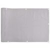 vidaXL Parvekkeen yksityisyyssuoja harmaa 500x120 cm PVC