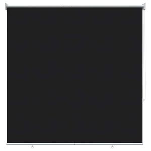 vidaXL Ulkoilman rullakaihdin UV-suojaus Musta 100 x 230 cm (L x K)