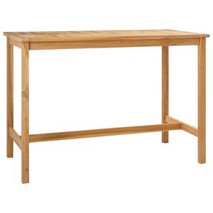 vidaXL Baarip&ouml;yt&auml; Luonnollinen 150 x 75 x 105 cm Tiikkipuu