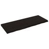 vidaXL Sein&auml;hylly tummanruskea 160x60x(2-6) cm k&auml;sitelty t&auml;ystammi