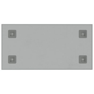vidaXL Seinäkiinnitteinen magneettitaulu valkoinen 40x20 cm lasi