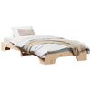 vidaXL S&auml;ngyn runko Luonnollinen 2FT6 Small Single Massiivinen m&auml;nty