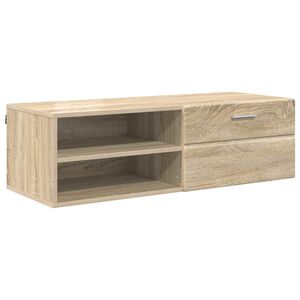 vidaXL puinen kaappi 100,5 x 39 x 30 cm Sonoman tammi Tekninen puu