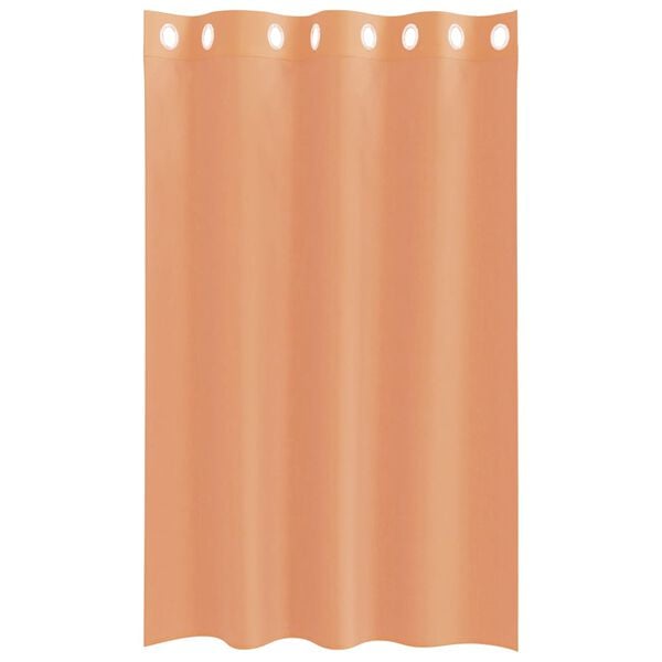 vidaXL Voileeverhot läpiviennillä 2 kpl terrakotta