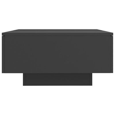 vidaXL Sohvapöytä harmaa 90x60x31 cm lastulevy